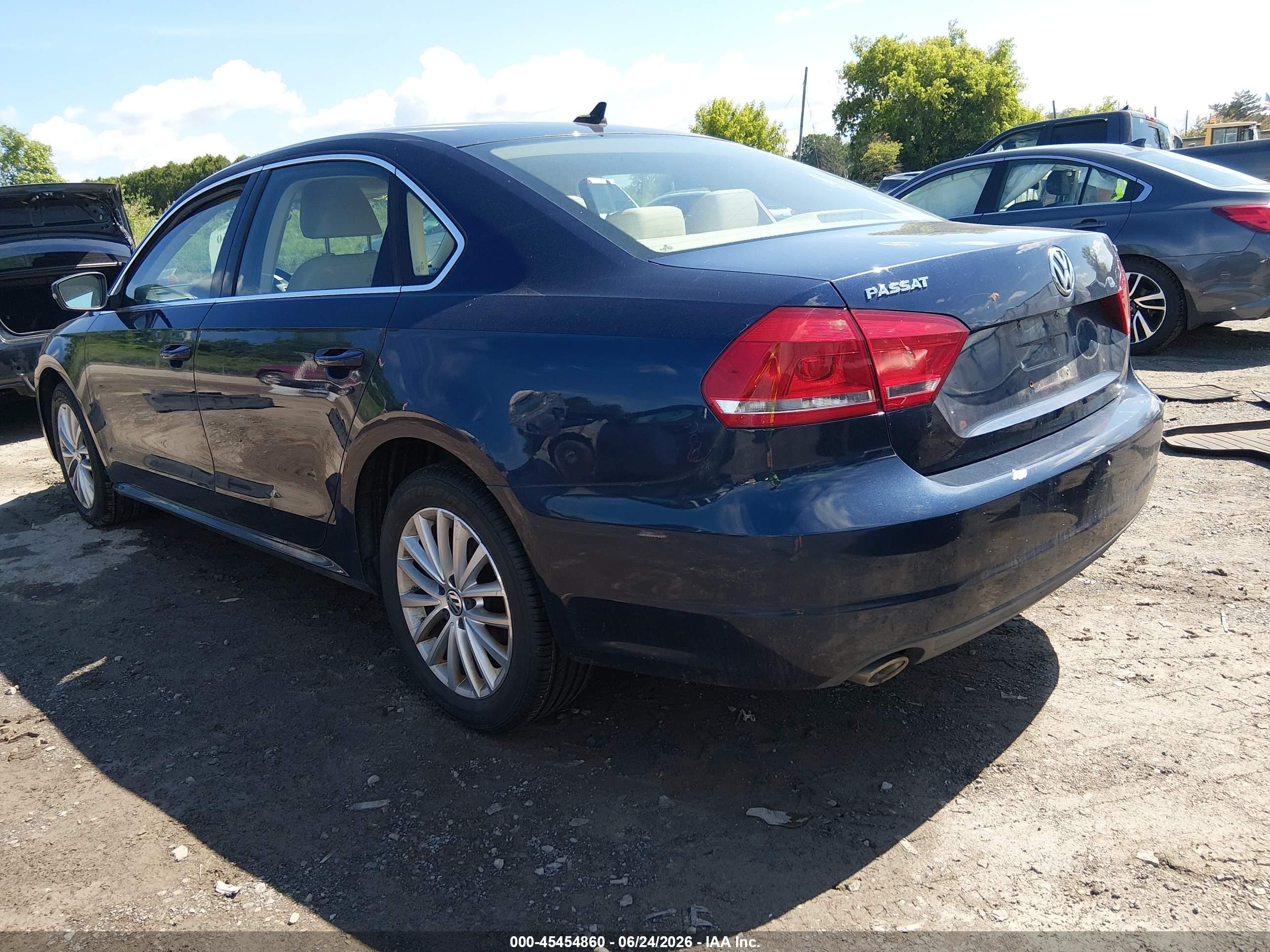 2013 Volkswagen Passat 2.0l Tdi Se vin: 1VWBN7A39DC042227