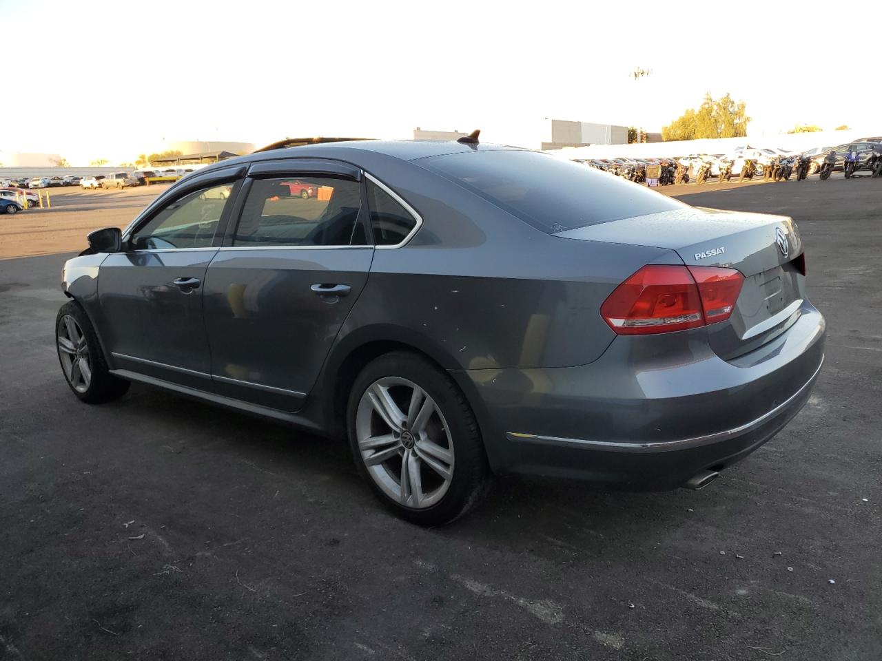 2014 Volkswagen Passat Se Gray vin: 1VWBN7A39EC013604