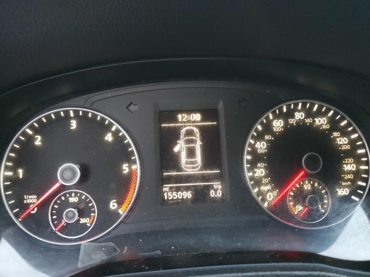 2014 Volkswagen Passat Se Gray vin: 1VWBN7A39EC013604