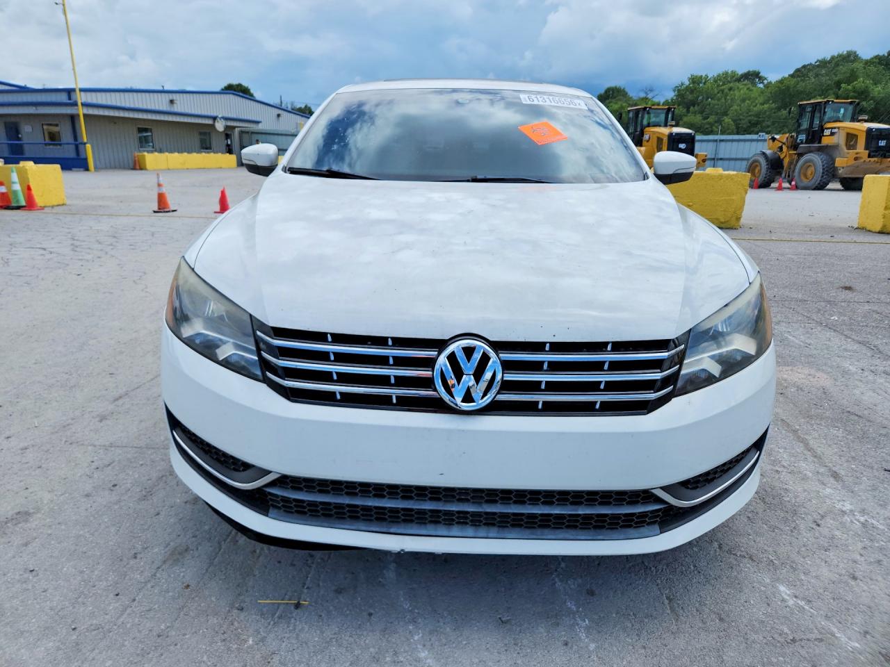 2014 Volkswagen Passat Se White vin: 1VWBN7A39EC027244
