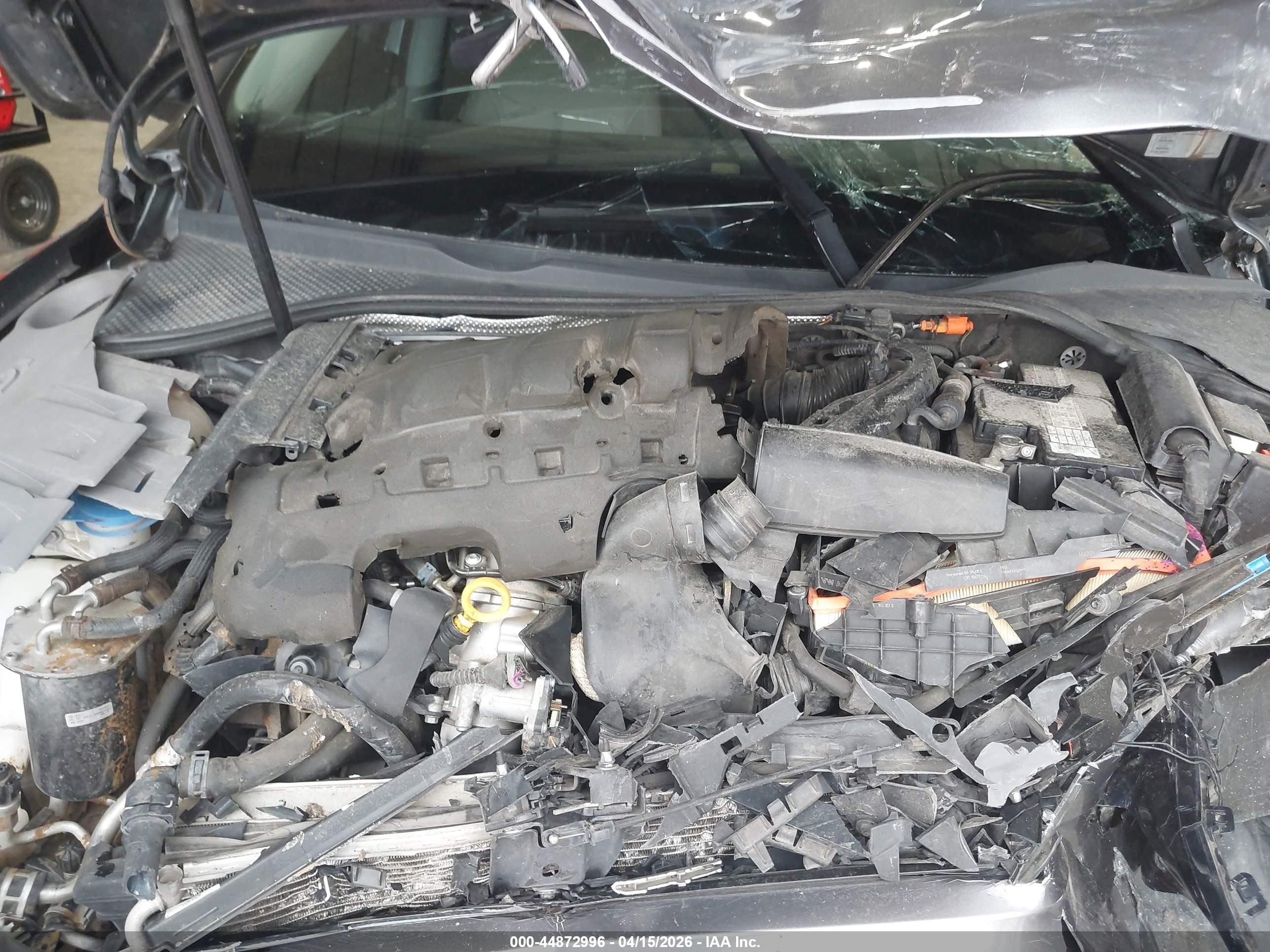 2014 Volkswagen Passat 2.0l Tdi Se Gray vin: 1VWBN7A39EC085094