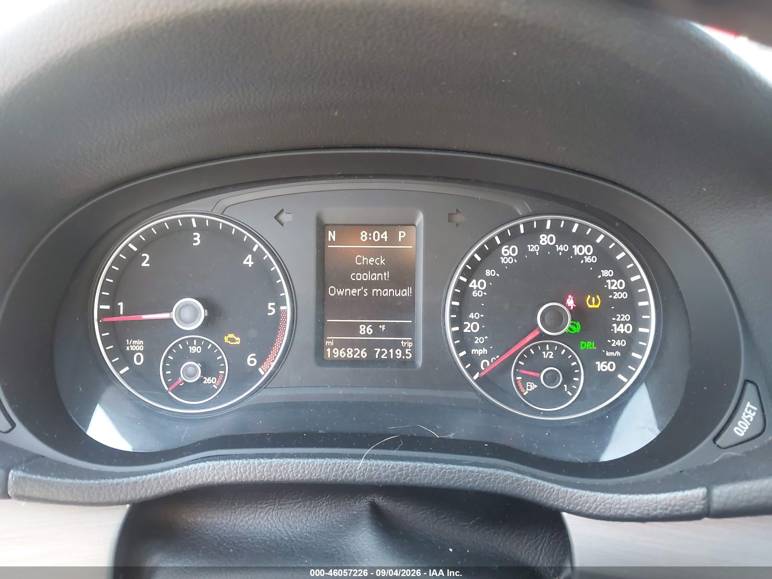 2014 Volkswagen Passat 2.0l Tdi Se Черный vin: 1VWBN7A39EC087220