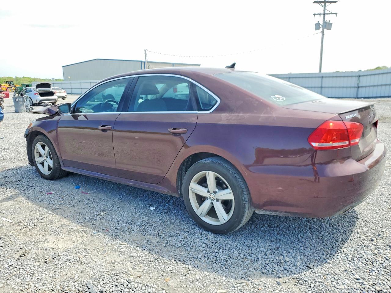 2013 Volkswagen Passat Se Бордовый vin: 1VWBN7A3XDC047498