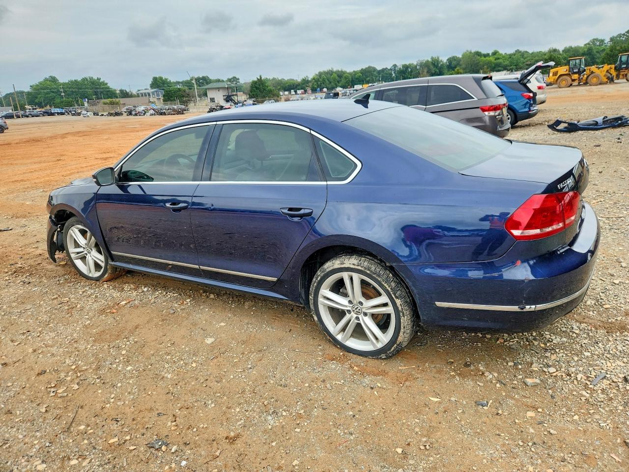 2014 Volkswagen Passat Se Синий vin: 1VWBN7A3XEC003017