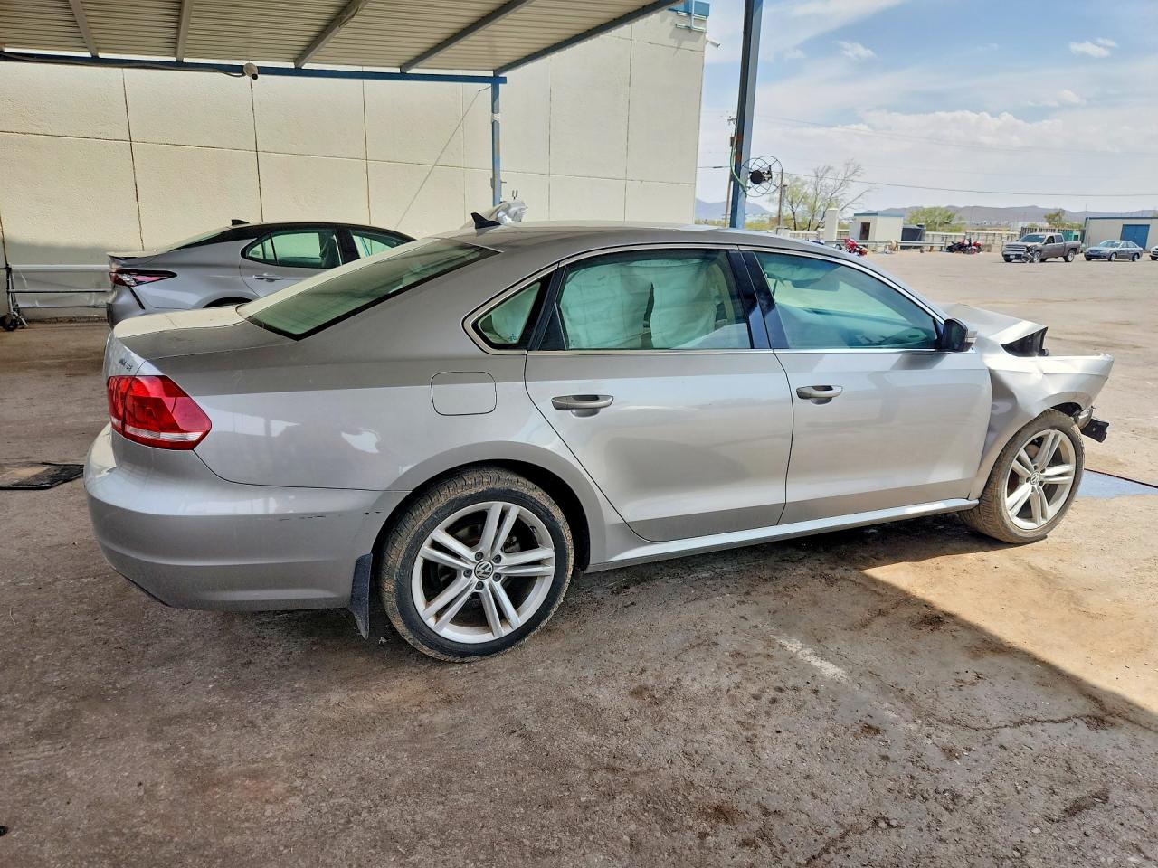 2014 Volkswagen Passat Se Gray vin: 1VWBN7A3XEC013630