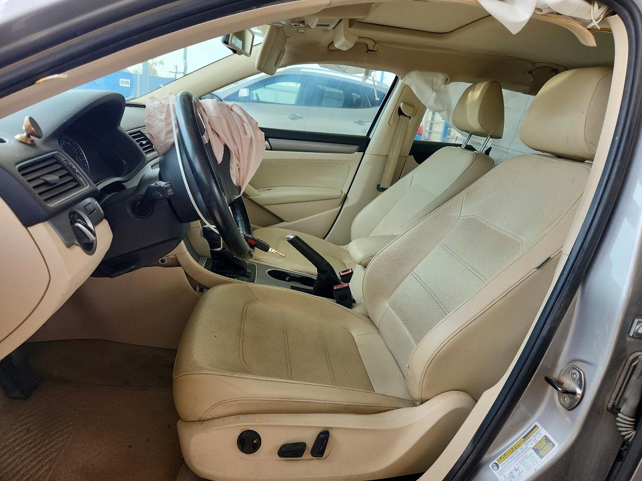 2014 Volkswagen Passat Se Gray vin: 1VWBN7A3XEC013630