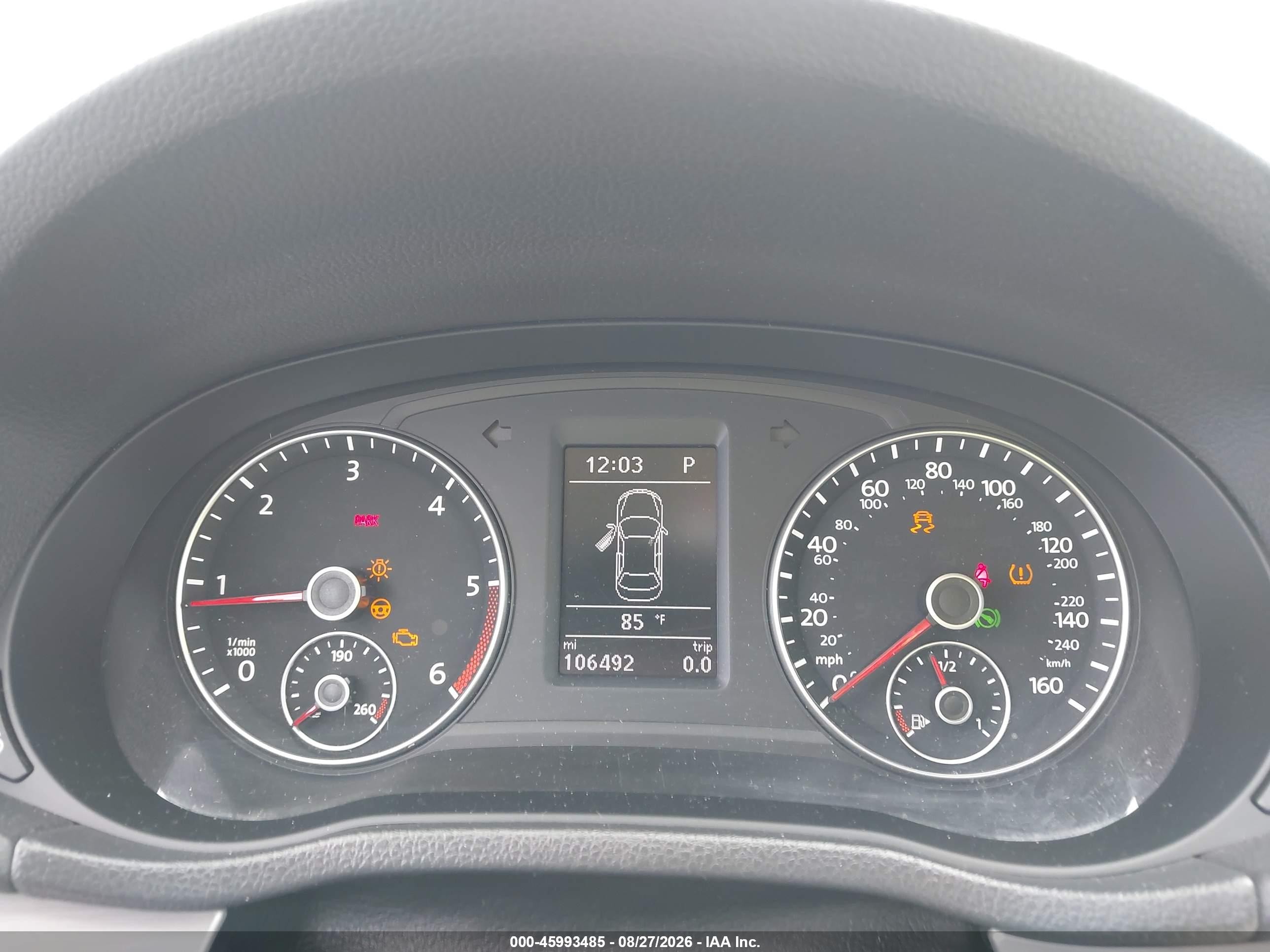 2014 Volkswagen Passat 2.0l Tdi Se Gray vin: 1VWBN7A3XEC022098