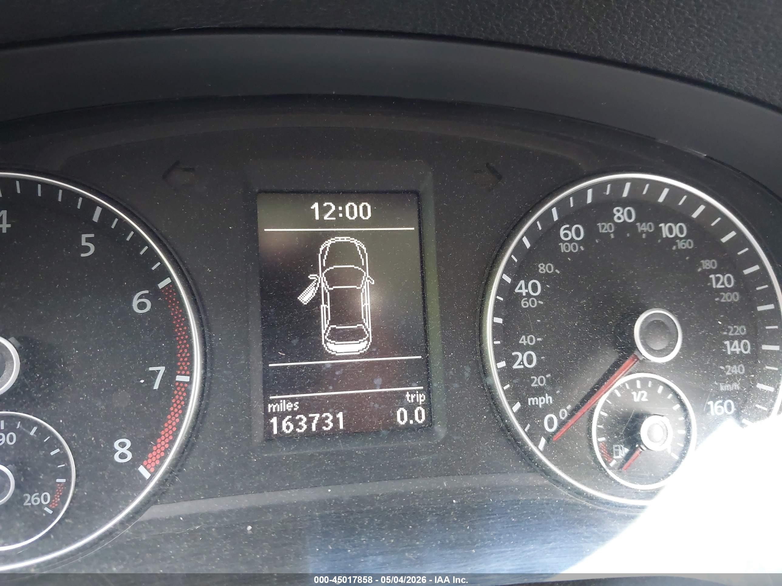 2012 Volkswagen Passat 2.5l Se White vin: 1VWBP7A30CC013160