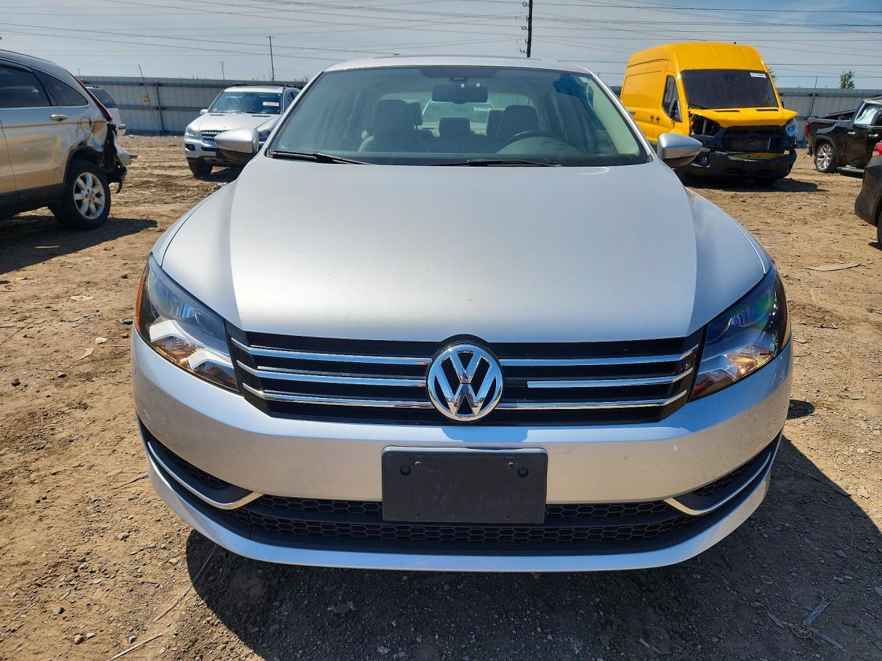 2012 Volkswagen Passat Se Silver vin: 1VWBP7A30CC070247