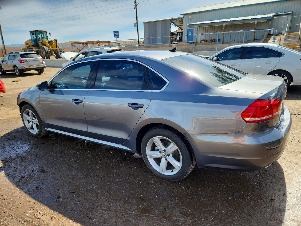 2012 Volkswagen Passat Se Gray vin: 1VWBP7A30CC086335