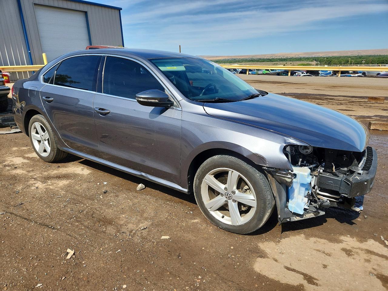 2012 Volkswagen Passat Se Gray vin: 1VWBP7A30CC086335