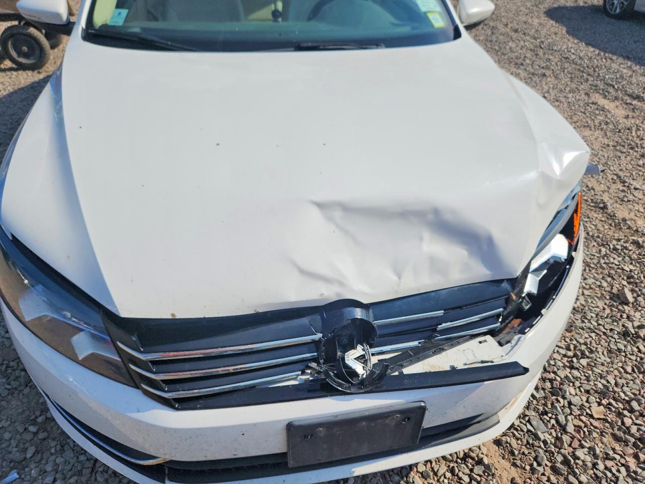 2012 Volkswagen Passat Se White vin: 1VWBP7A30CC106485
