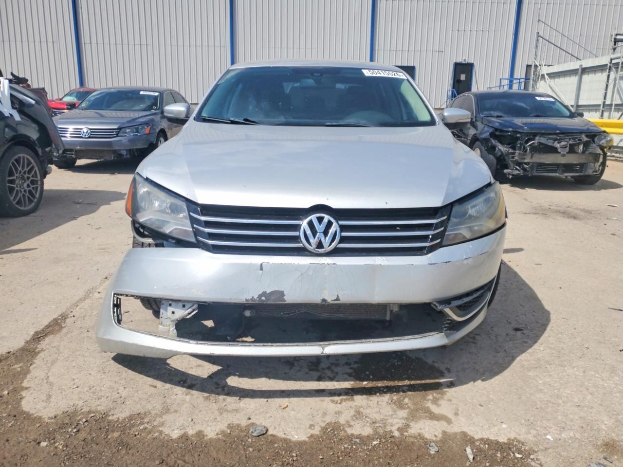 2013 Volkswagen Passat Se Silver vin: 1VWBP7A30DC015931