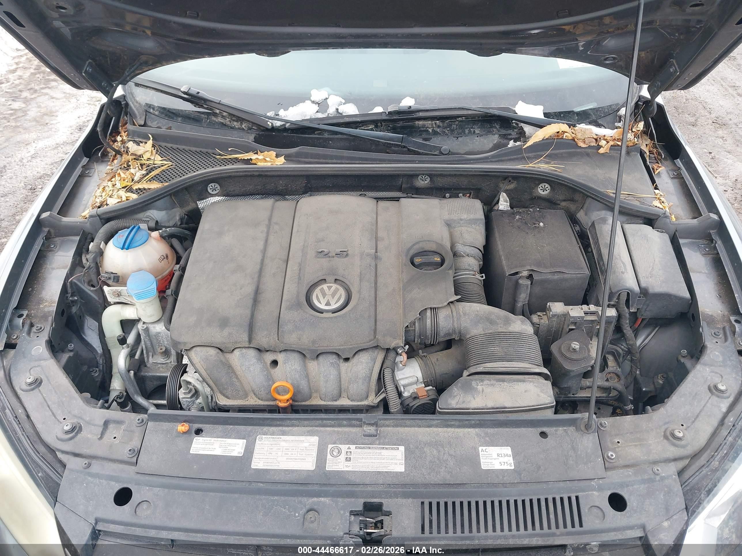 2013 Volkswagen Passat 2.5l Se Gray vin: 1VWBP7A30DC017792