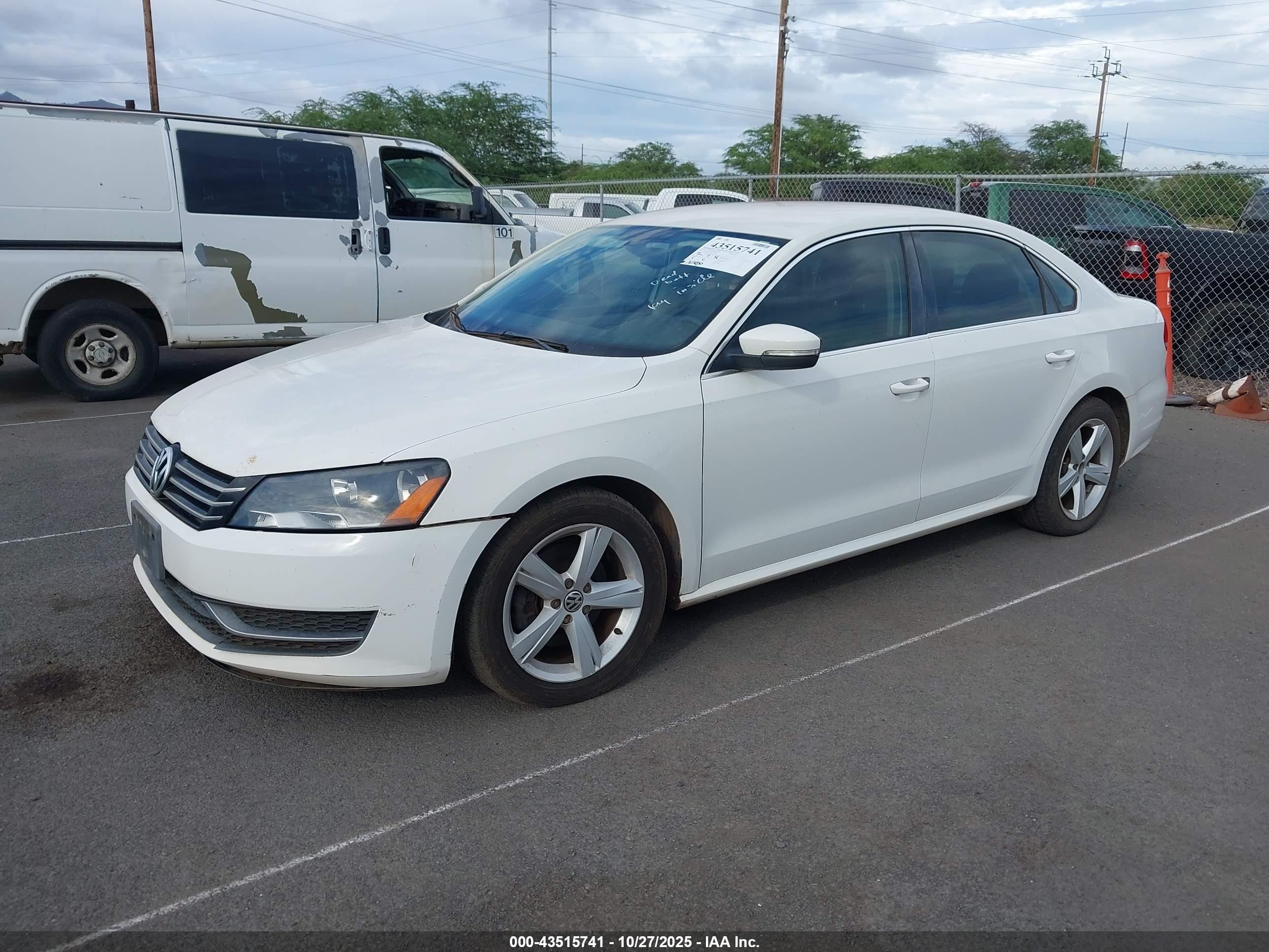2013 Volkswagen Passat 2.5l Se Black vin: 1VWBP7A30DC055751