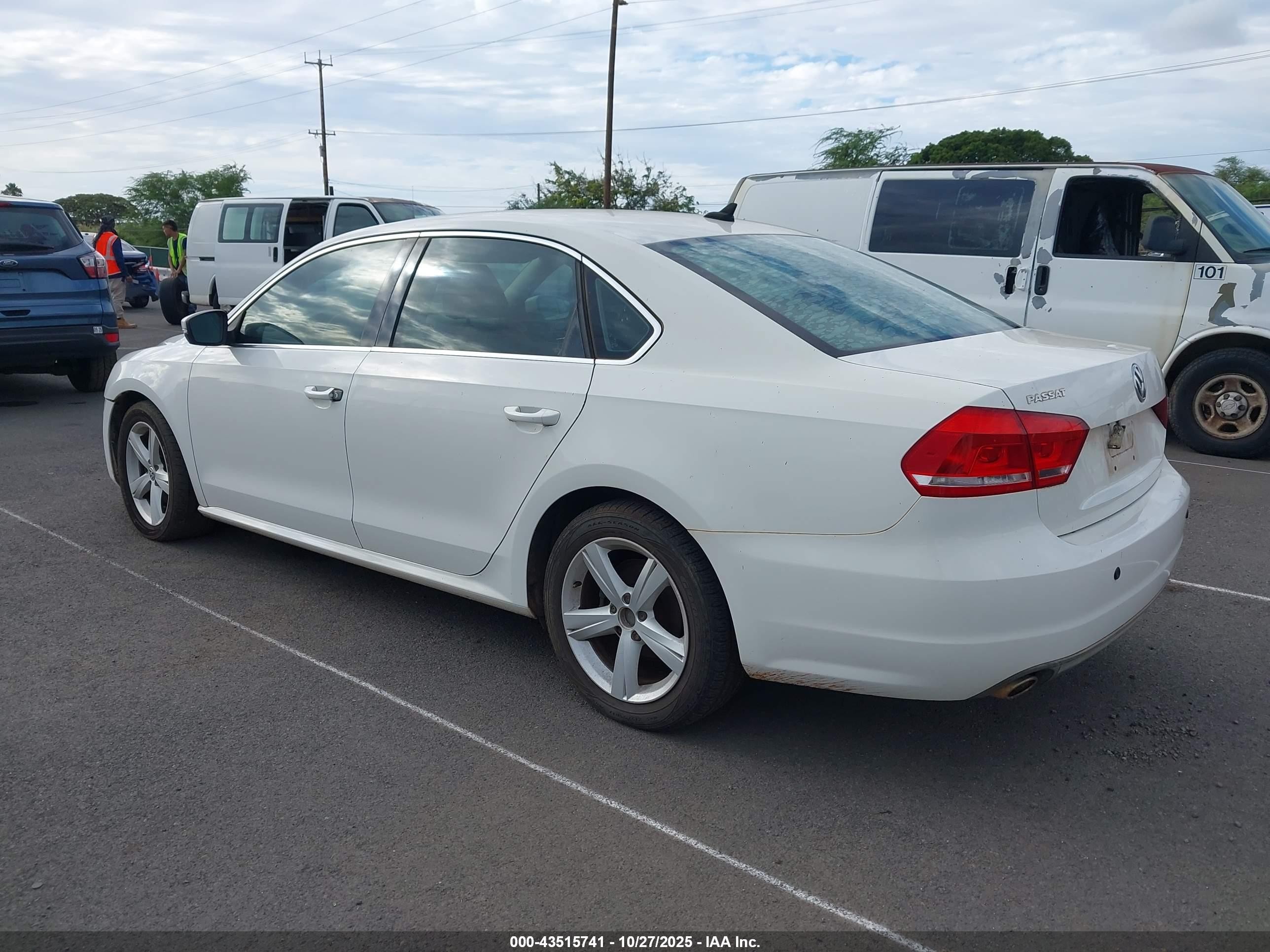2013 Volkswagen Passat 2.5l Se Black vin: 1VWBP7A30DC055751