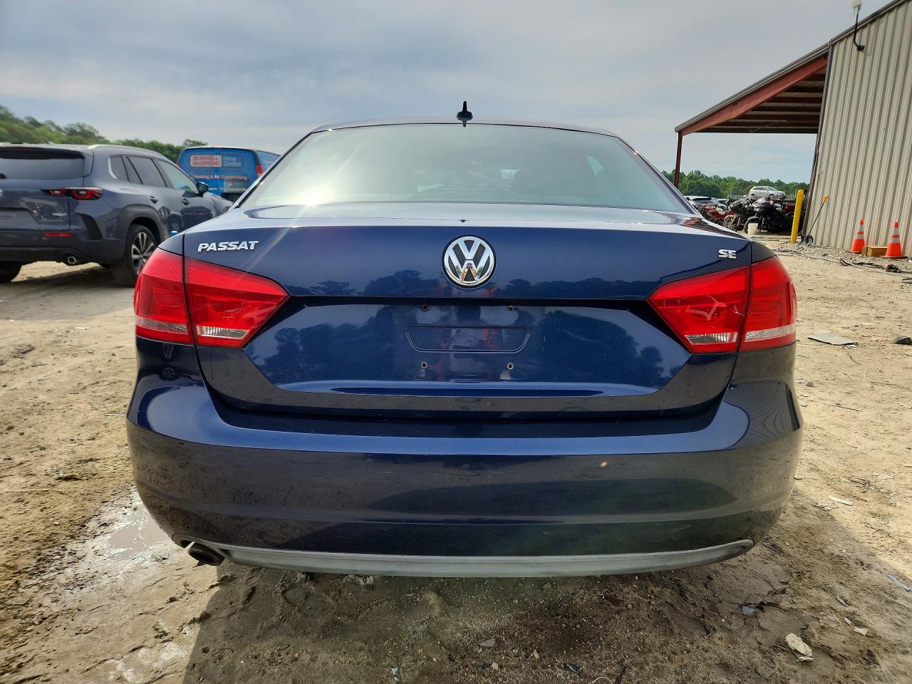 2013 Volkswagen Passat Se Синий vin: 1VWBP7A30DC058522