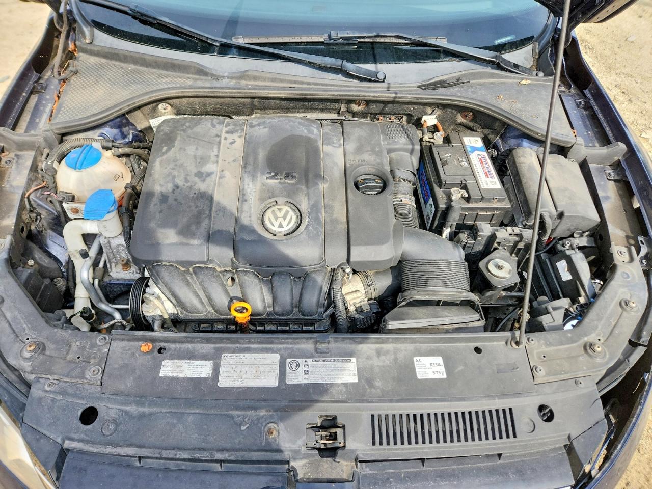 2013 Volkswagen Passat Se Синий vin: 1VWBP7A30DC058522