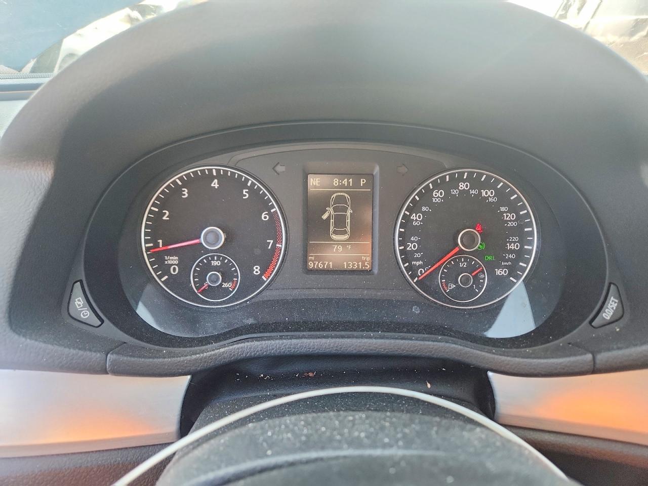 2013 Volkswagen Passat Se Gray vin: 1VWBP7A30DC114412