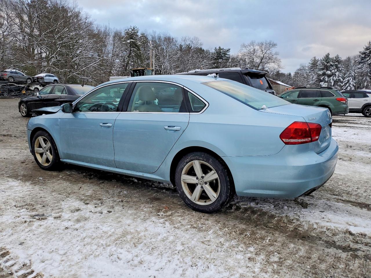 2013 Volkswagen Passat Se Blue vin: 1VWBP7A30DC135552