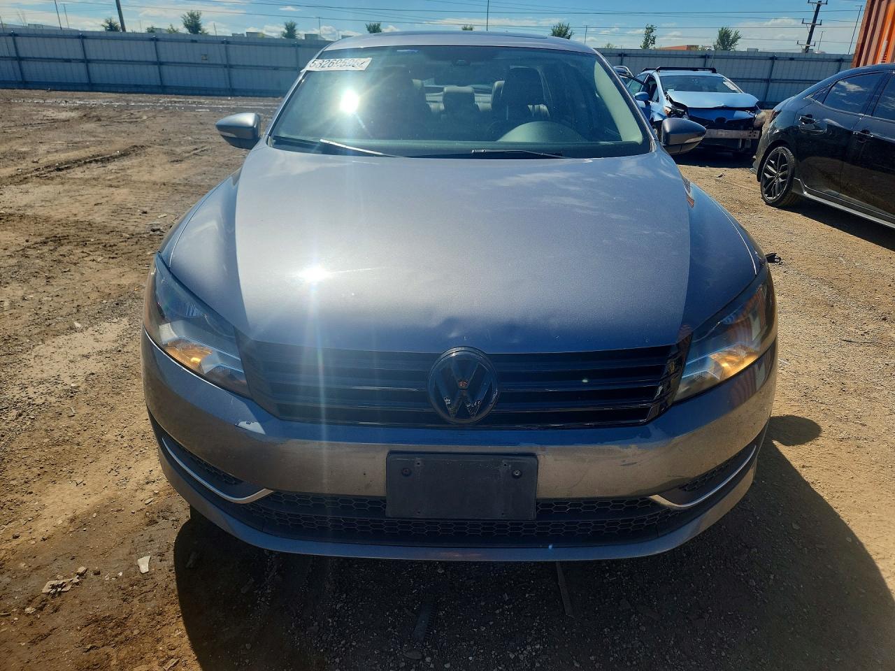 2012 Volkswagen Passat Se Gray vin: 1VWBP7A31CC051173