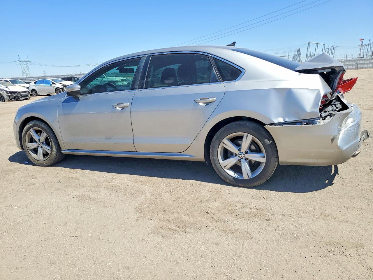 2012 Volkswagen Passat Se Silver vin: 1VWBP7A31CC080074