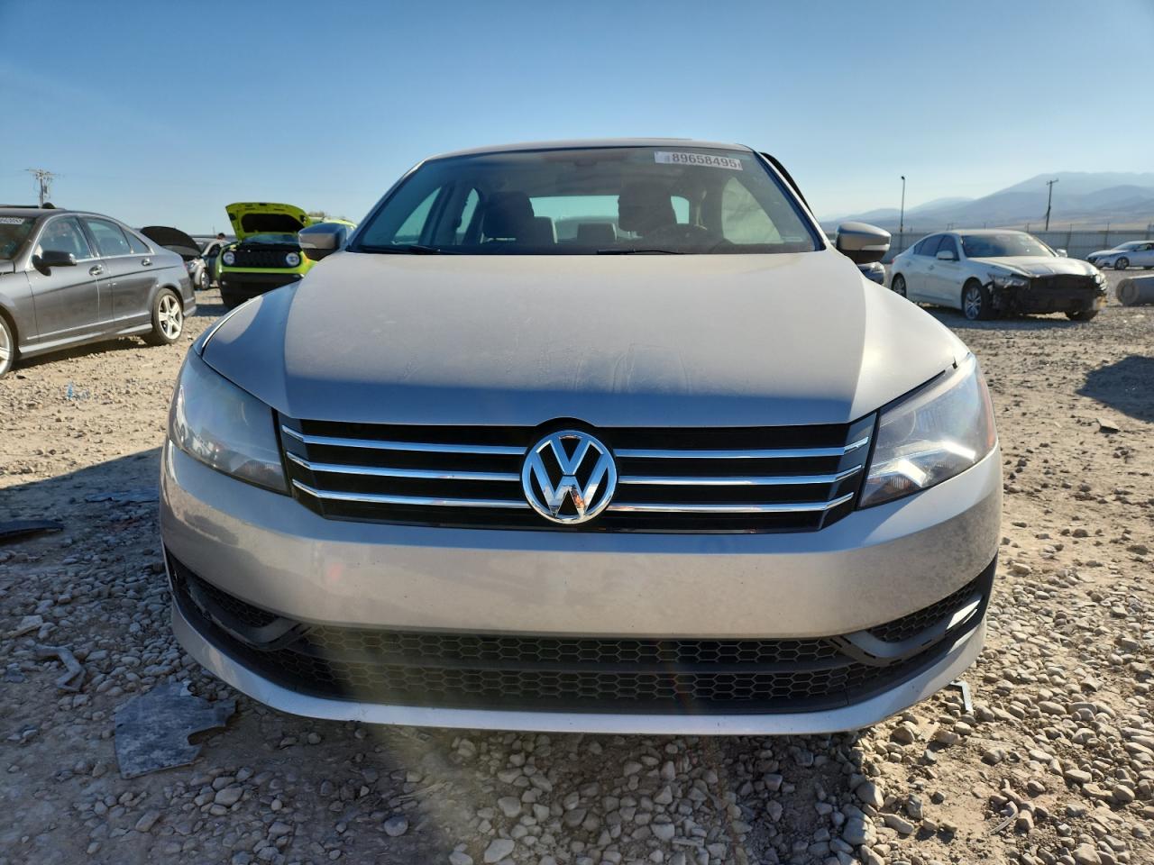 2013 Volkswagen Passat Se Silver vin: 1VWBP7A31DC025254