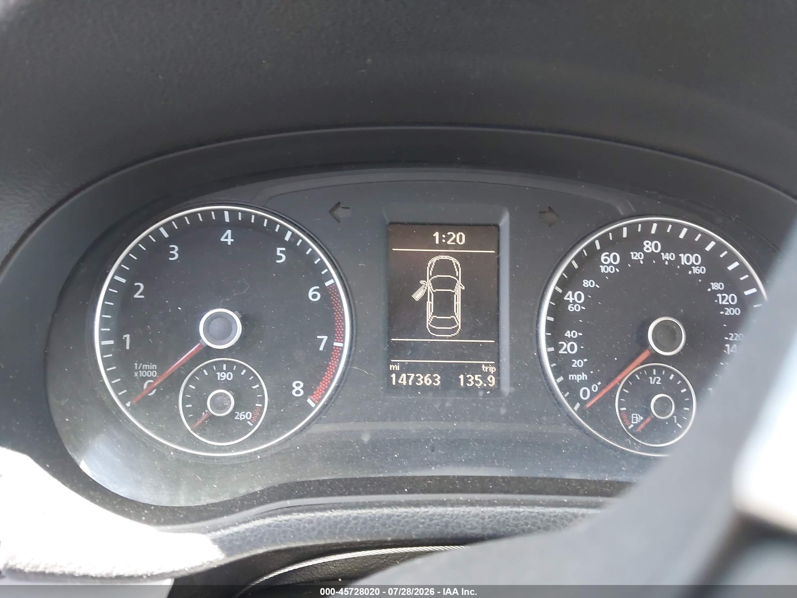 2013 Volkswagen Passat 2.5l Se White vin: 1VWBP7A31DC044452