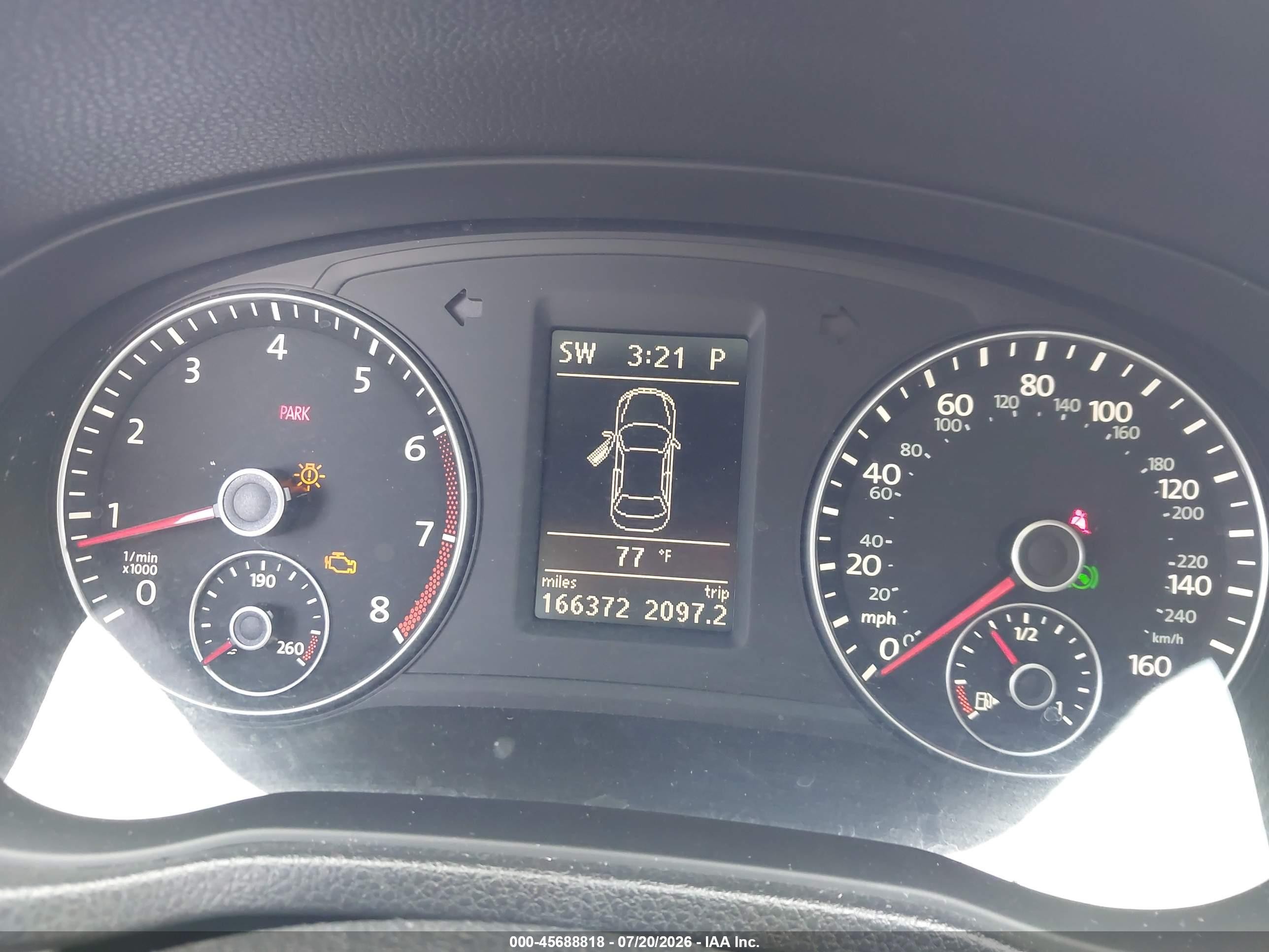 2012 Volkswagen Passat 2.5l Se Белый vin: 1VWBP7A32CC025066