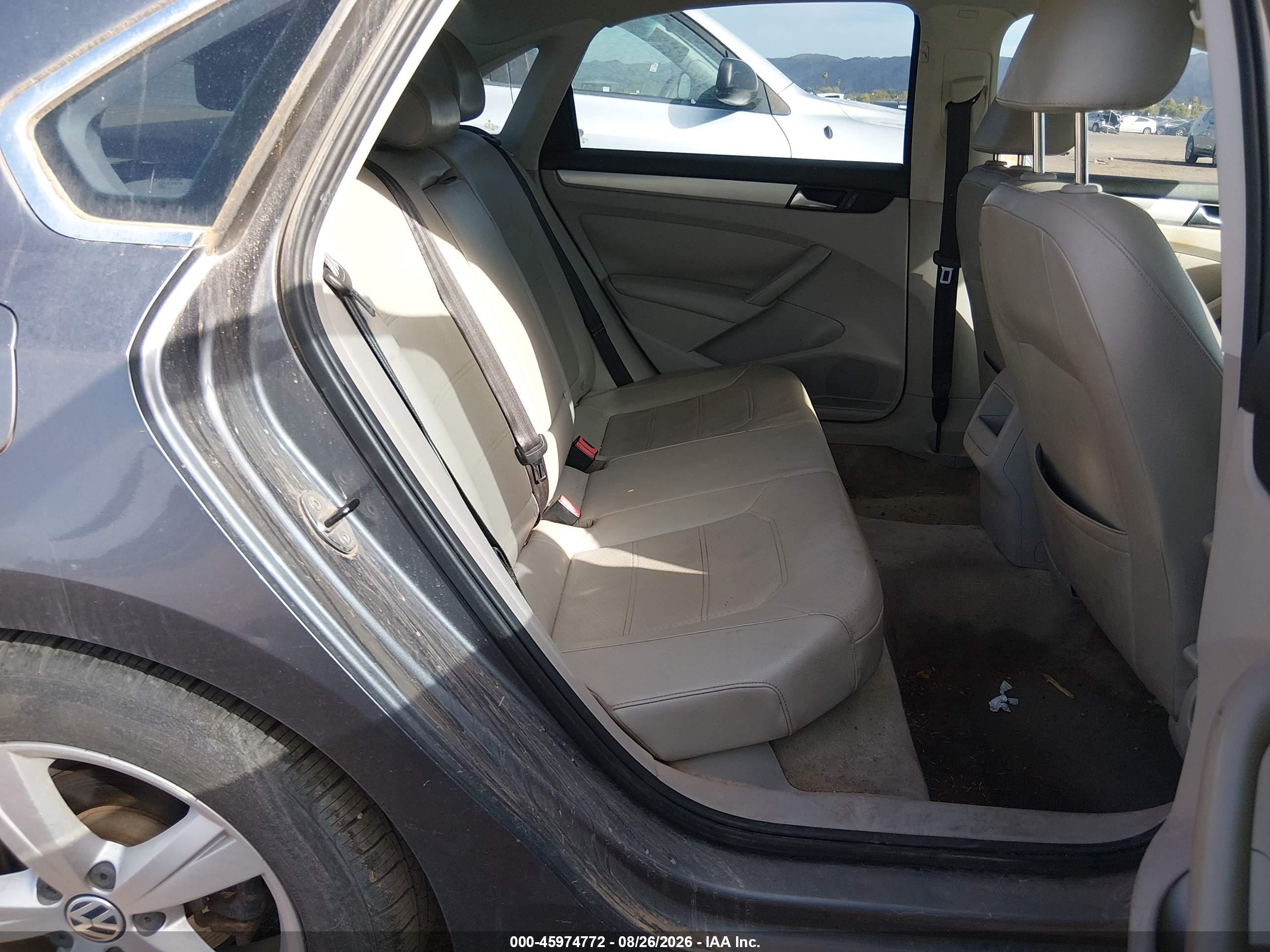 2012 Volkswagen Passat 2.5l Se Синий vin: 1VWBP7A32CC047746
