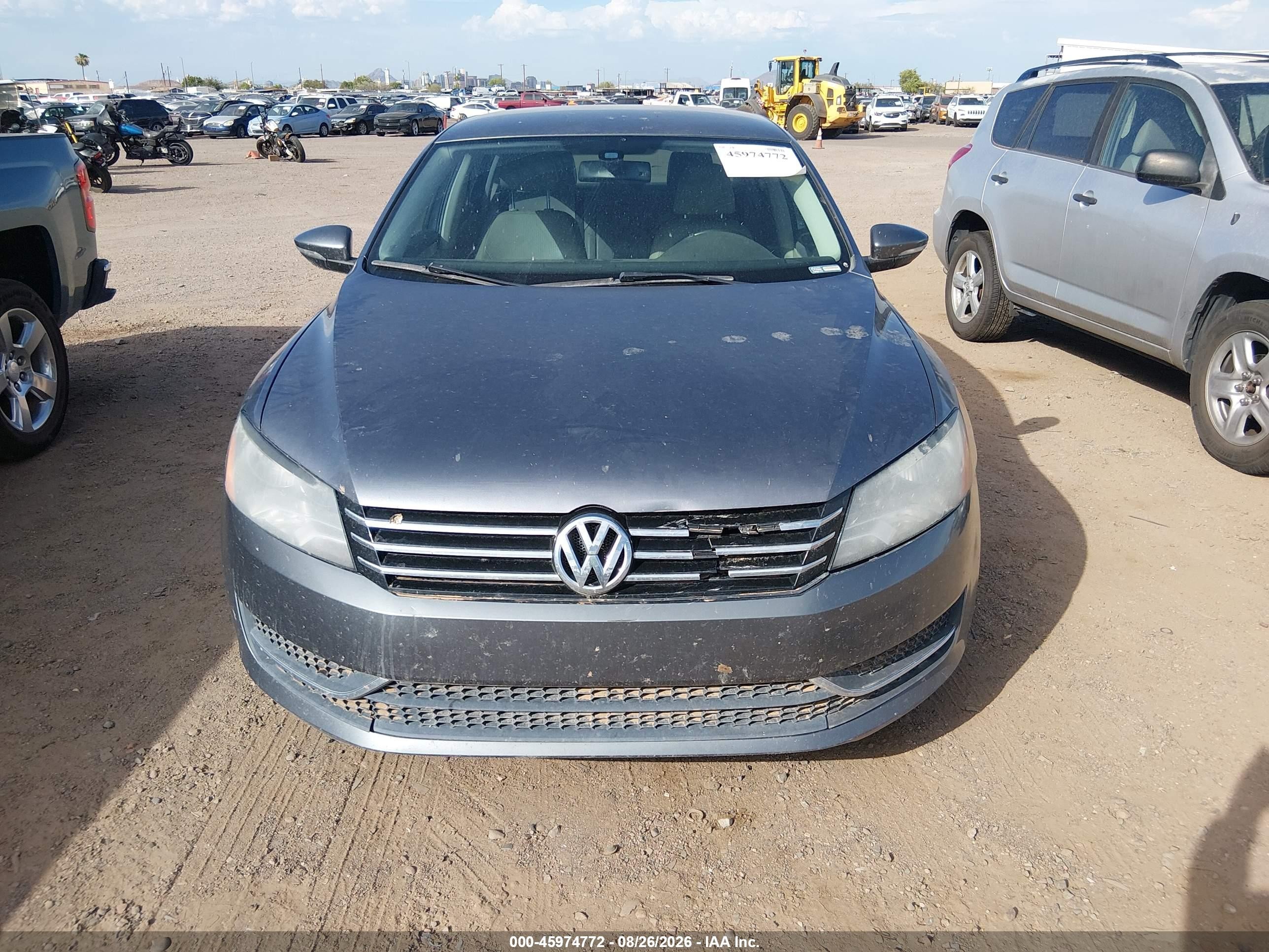 2012 Volkswagen Passat 2.5l Se Синий vin: 1VWBP7A32CC047746