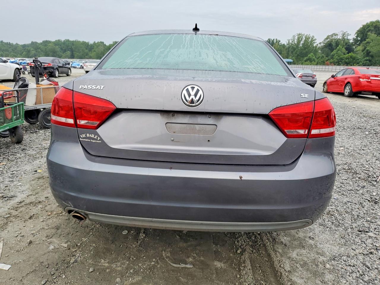 2012 Volkswagen Passat Se Silver vin: 1VWBP7A32CC062117