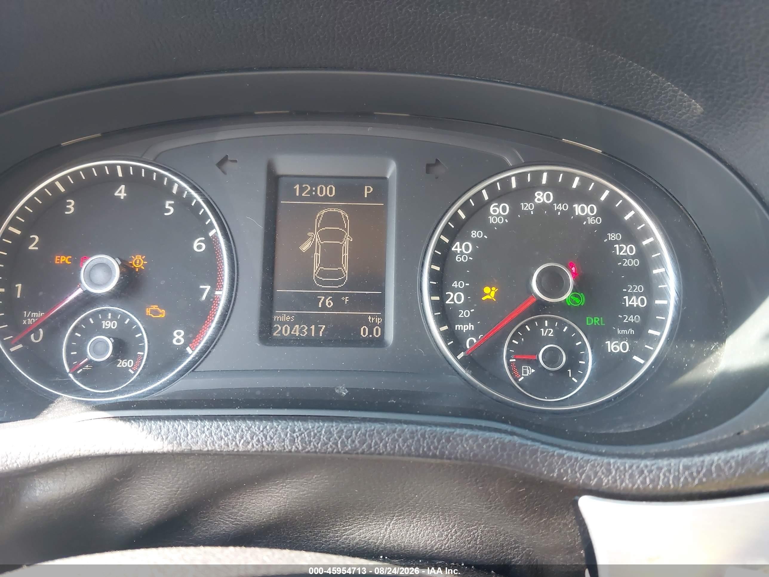 2012 Volkswagen Passat 2.5l Se White vin: 1VWBP7A32CC096719