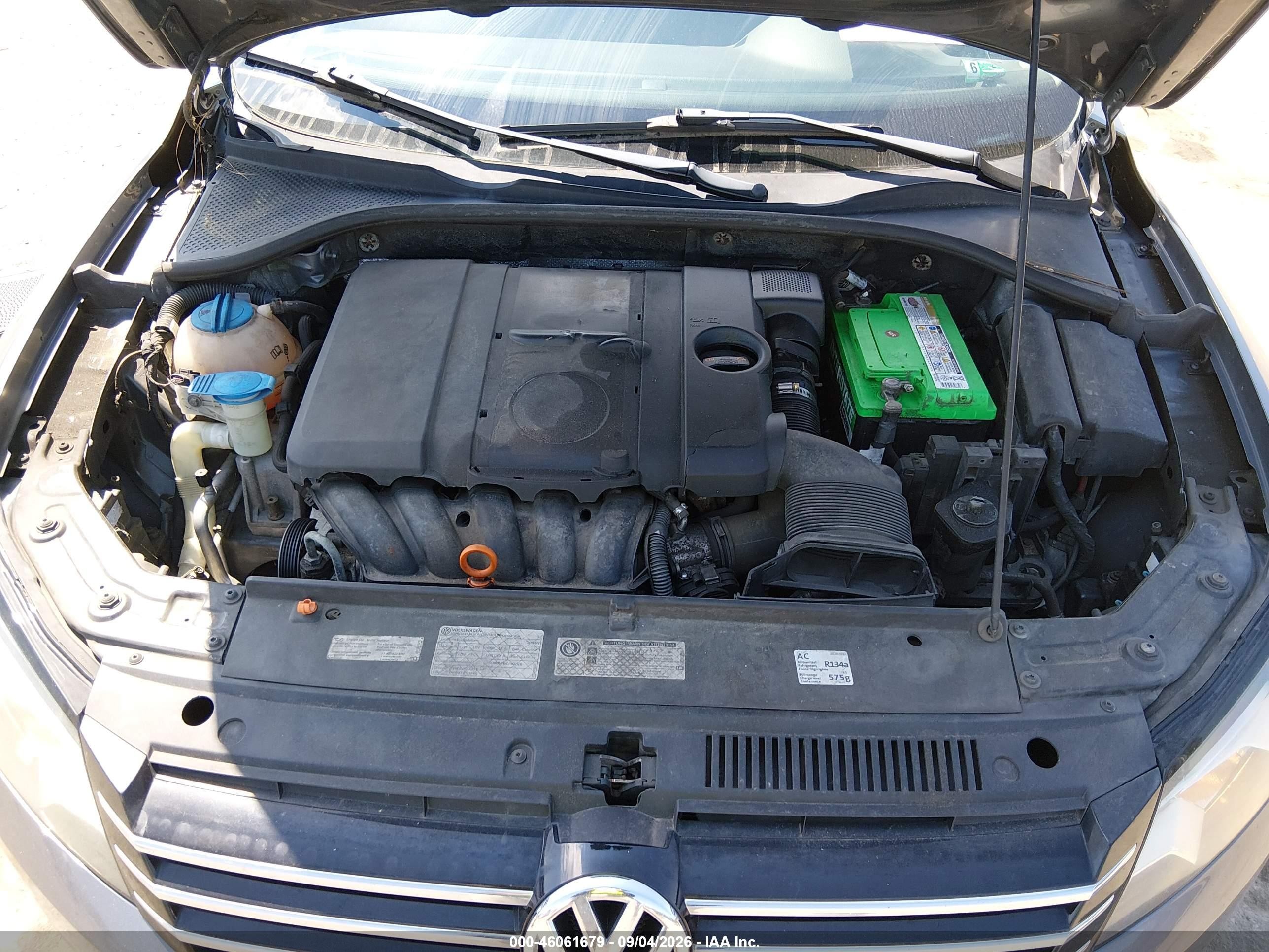 2013 Volkswagen Passat 2.5l Se Серый vin: 1VWBP7A32DC097161
