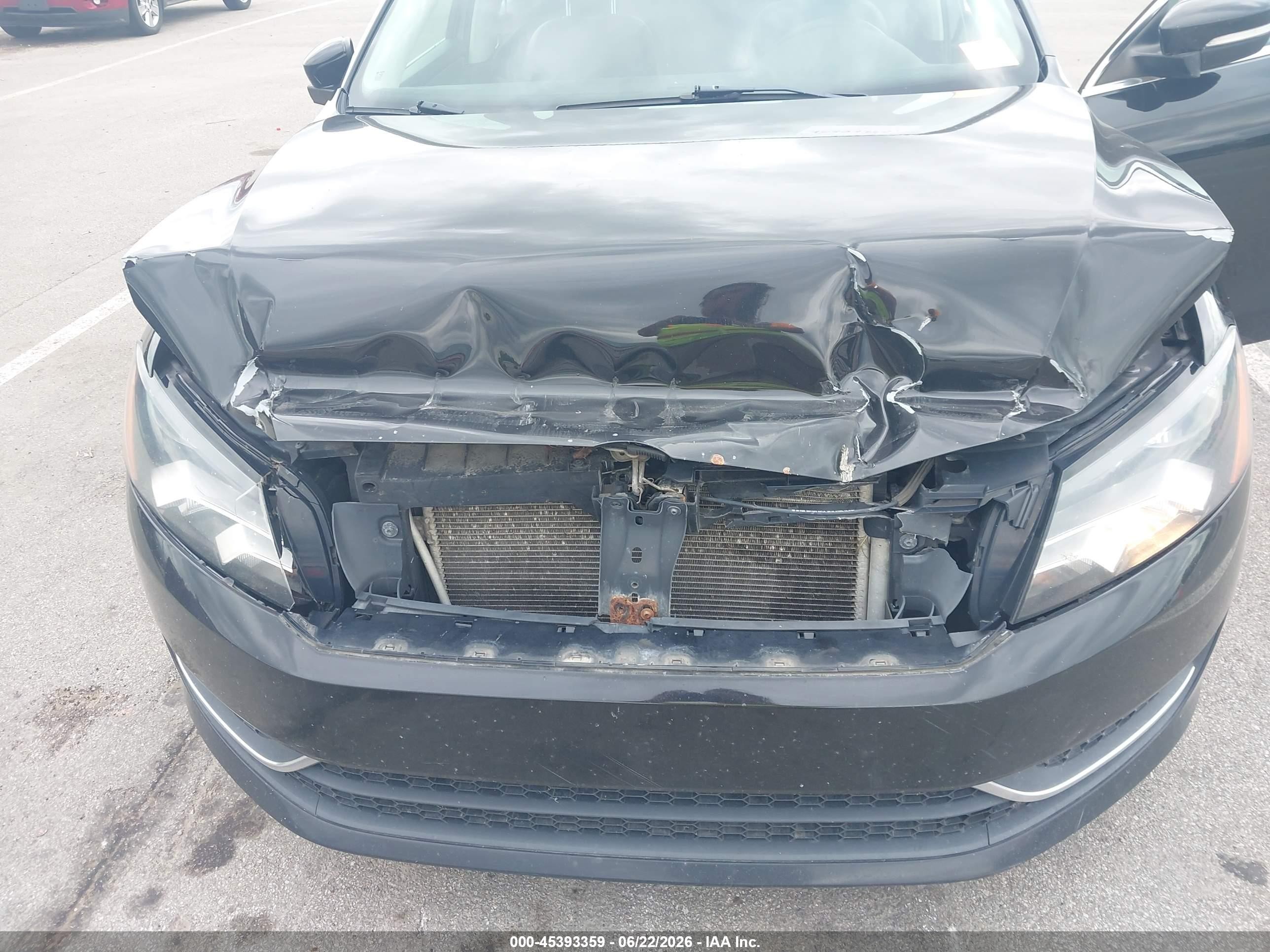 2014 Volkswagen Passat 2.5l Se Черный vin: 1VWBP7A32EC005838
