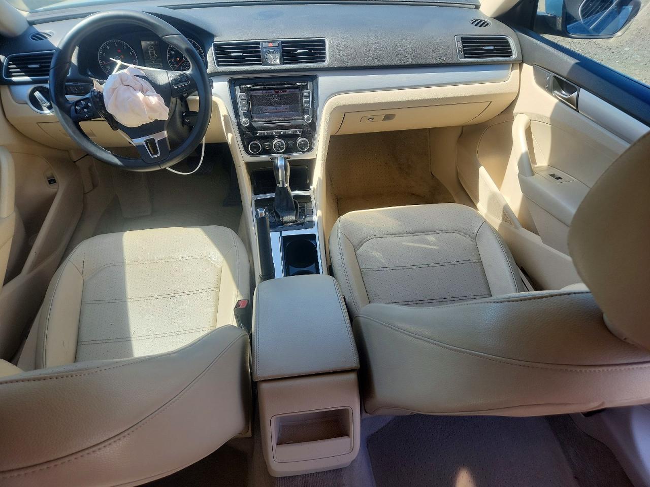 2012 Volkswagen Passat Se Синий vin: 1VWBP7A33CC079122