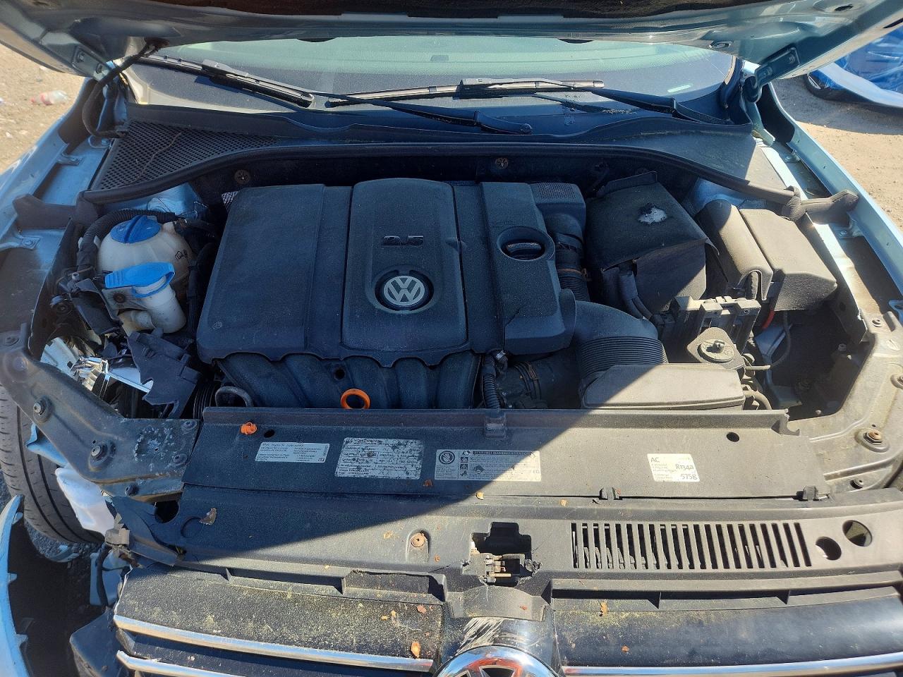 2012 Volkswagen Passat Se Синий vin: 1VWBP7A33CC079122