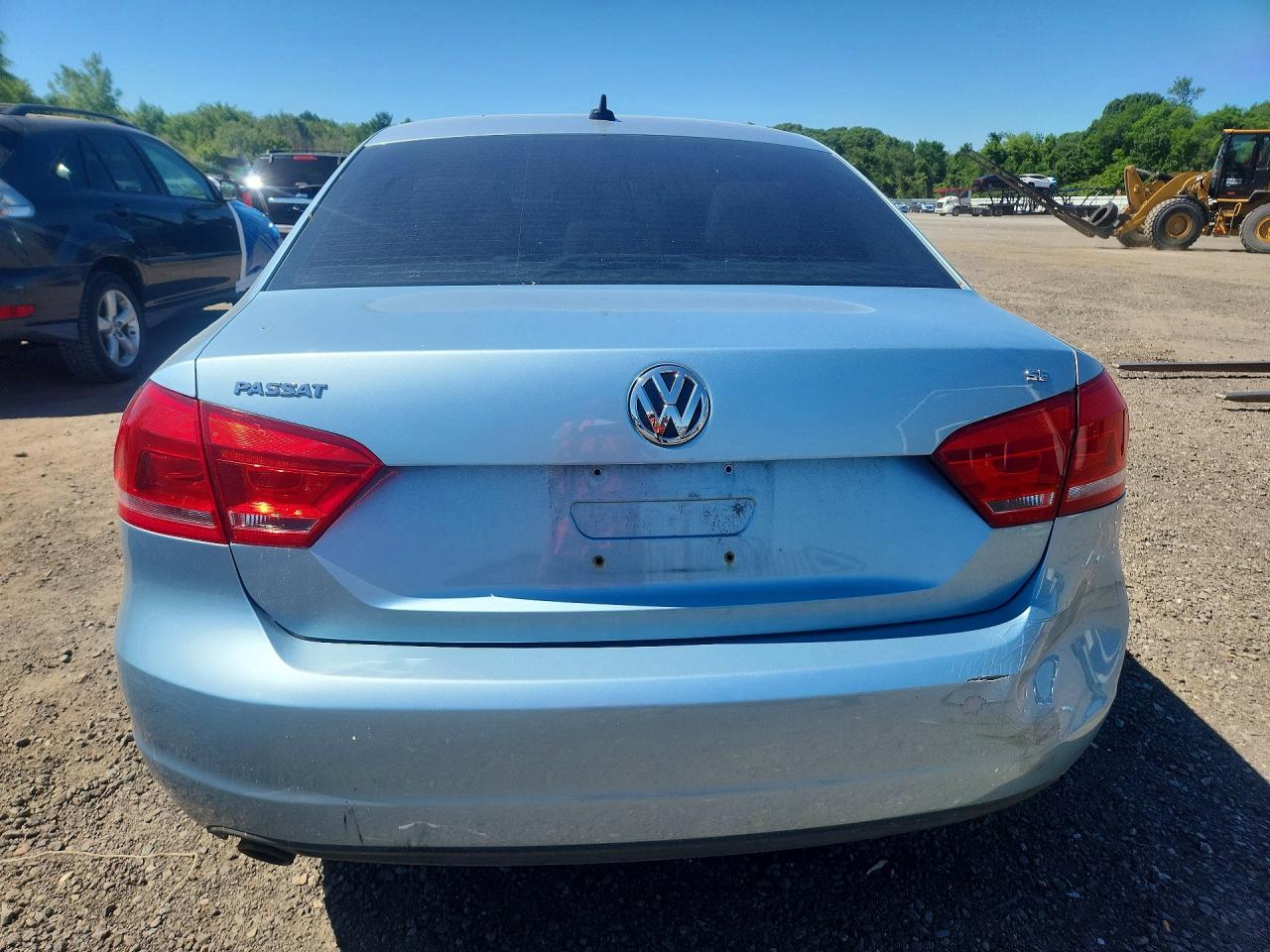 2012 Volkswagen Passat Se Синий vin: 1VWBP7A33CC079122