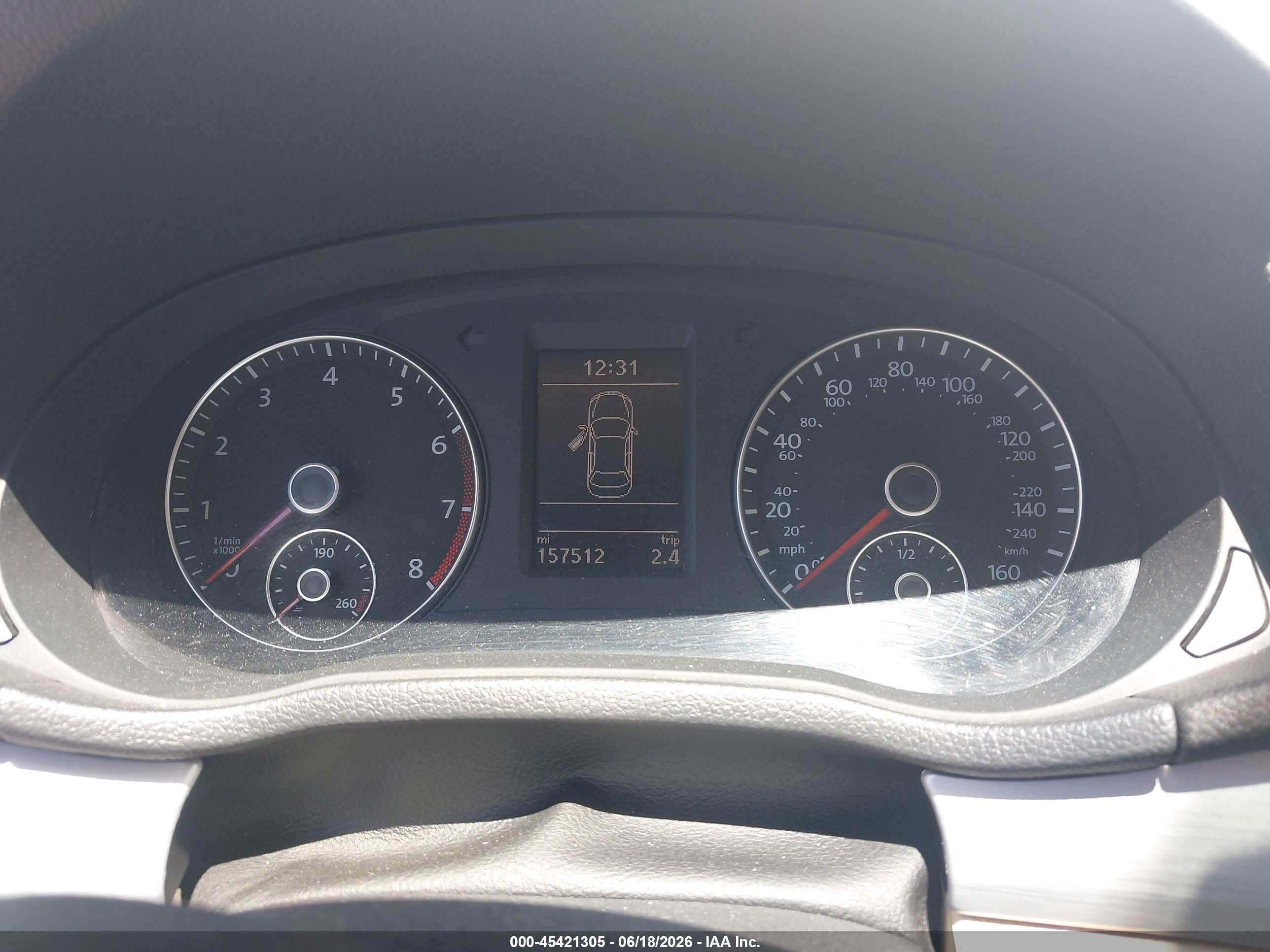 2013 Volkswagen Passat 2.5l Se White vin: 1VWBP7A33DC033792