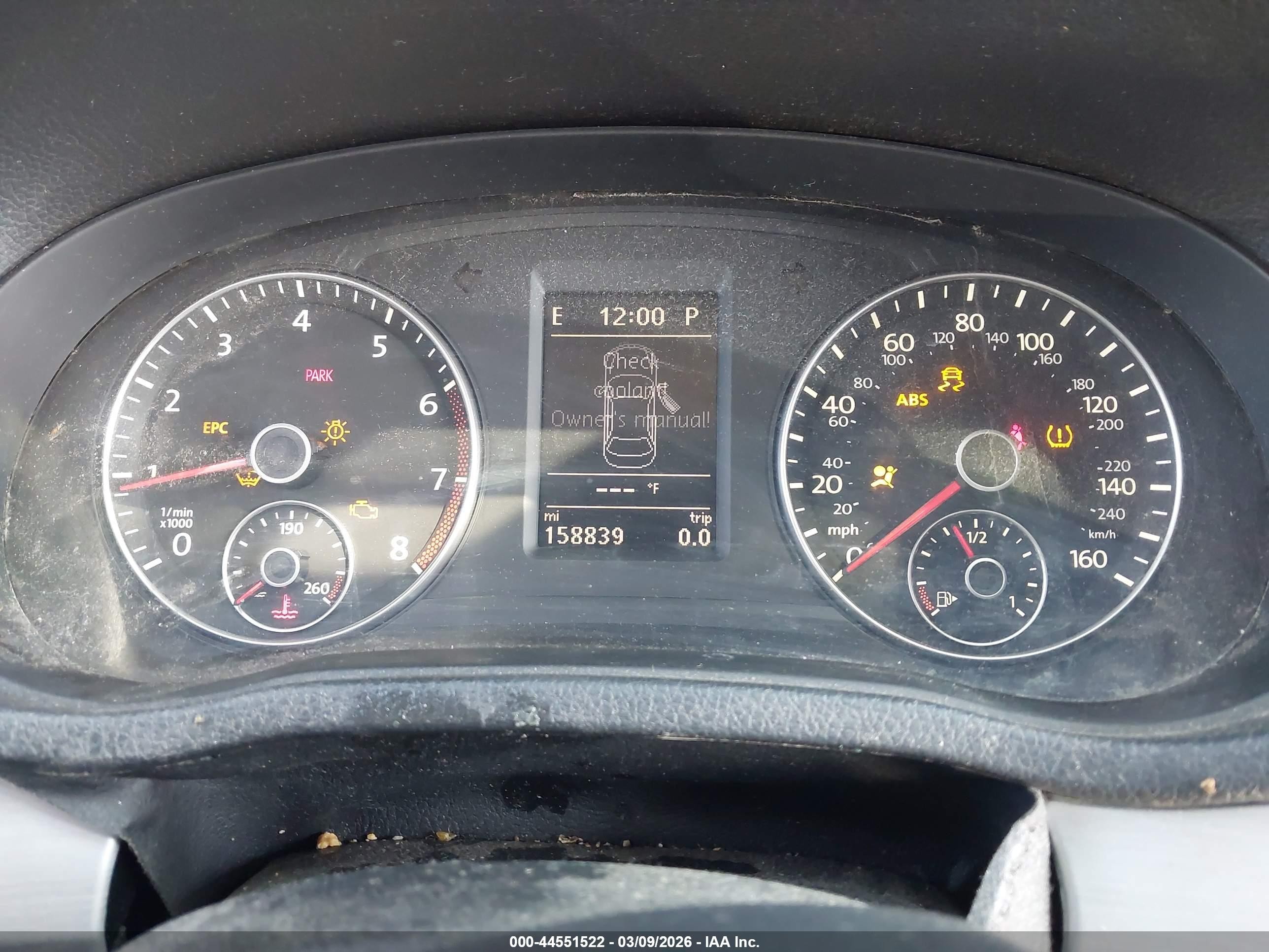 2013 Volkswagen Passat 2.5l Se Черный vin: 1VWBP7A33DC058935