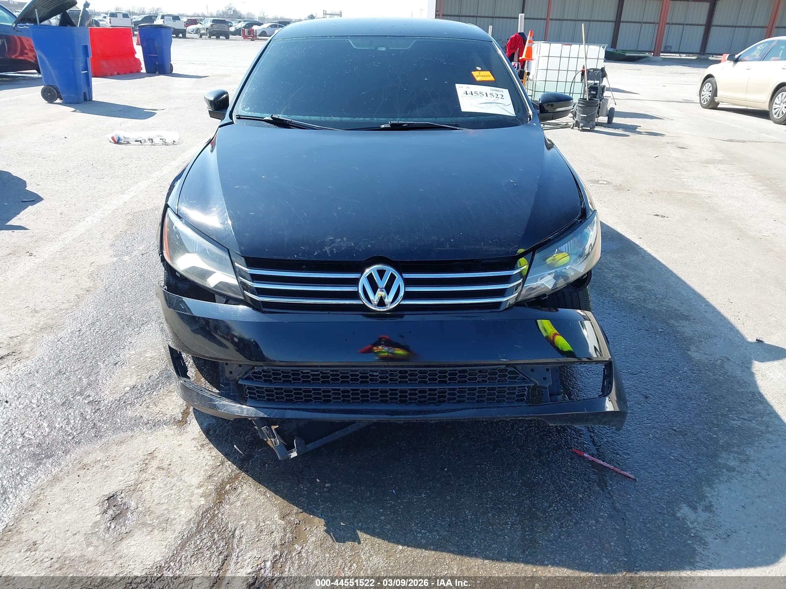 2013 Volkswagen Passat 2.5l Se Черный vin: 1VWBP7A33DC058935