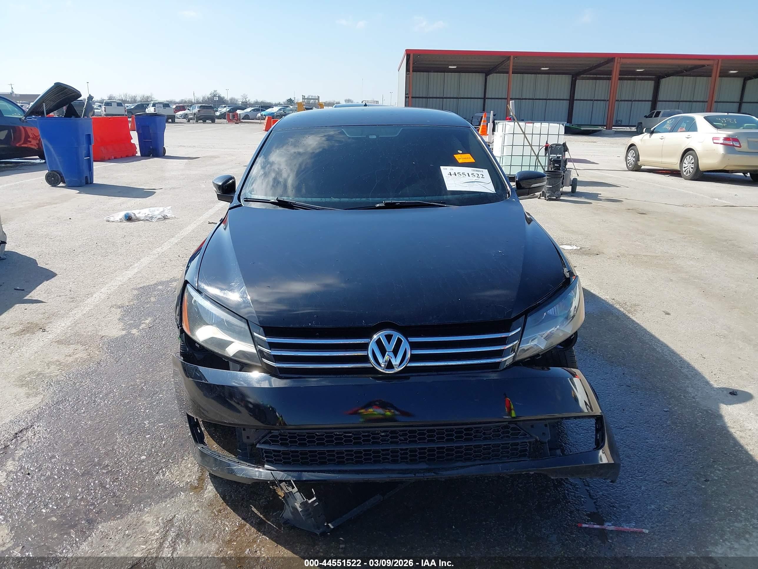 2013 Volkswagen Passat 2.5l Se Черный vin: 1VWBP7A33DC058935