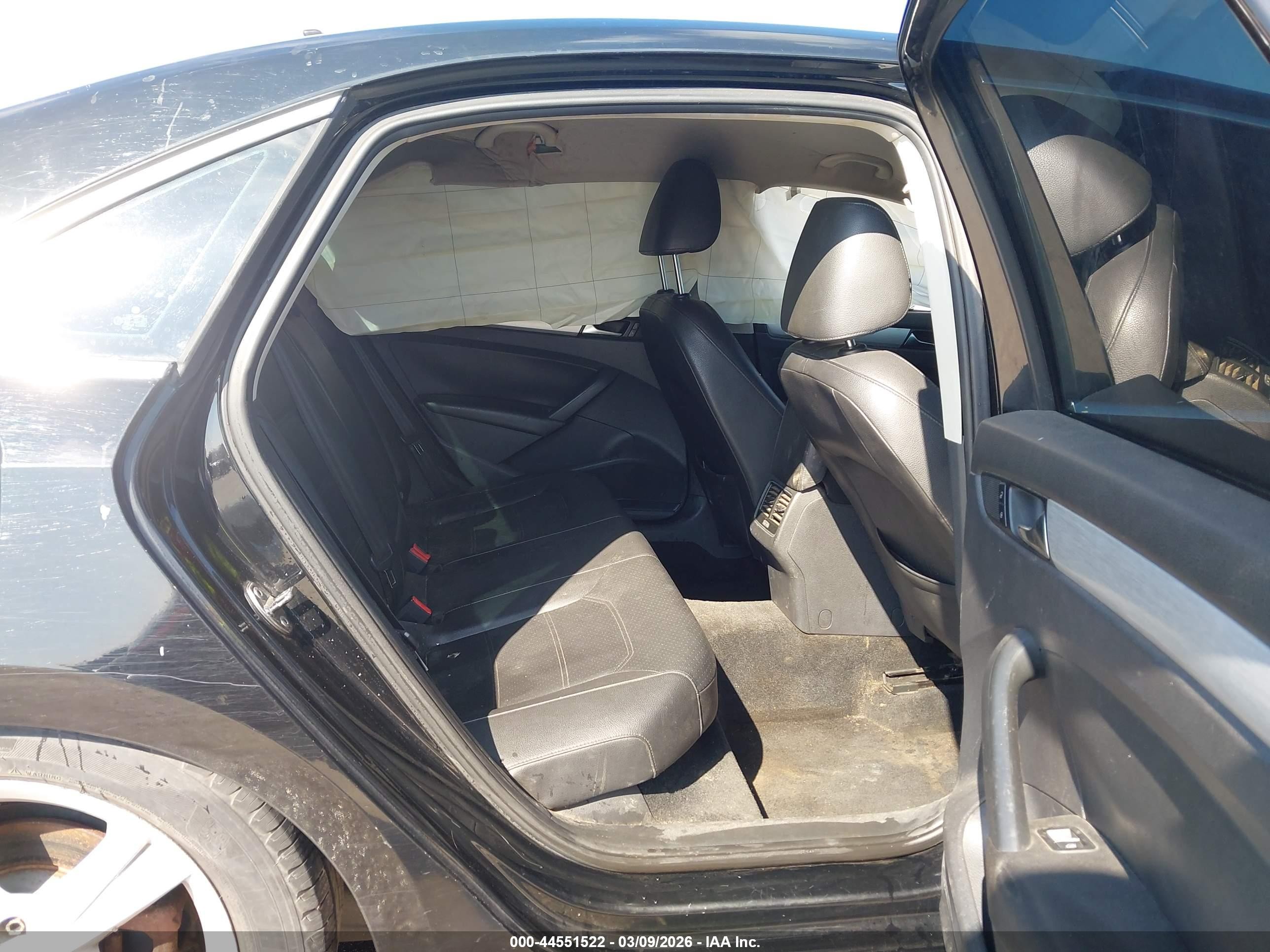 2013 Volkswagen Passat 2.5l Se Черный vin: 1VWBP7A33DC058935