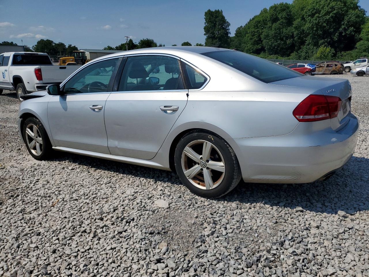 2013 Volkswagen Passat Se Silver vin: 1VWBP7A33DC100262