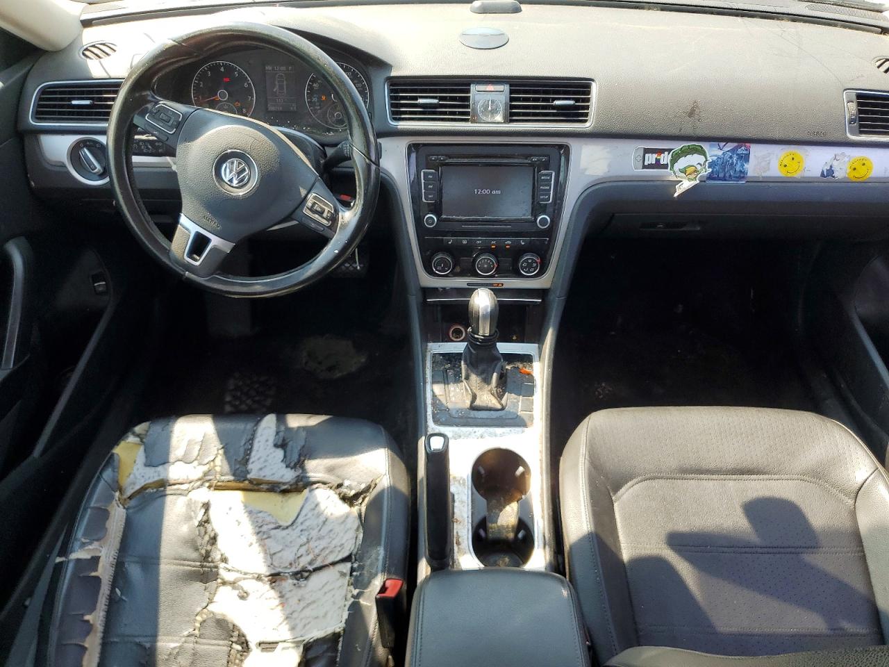 2013 Volkswagen Passat Se Silver vin: 1VWBP7A33DC100262