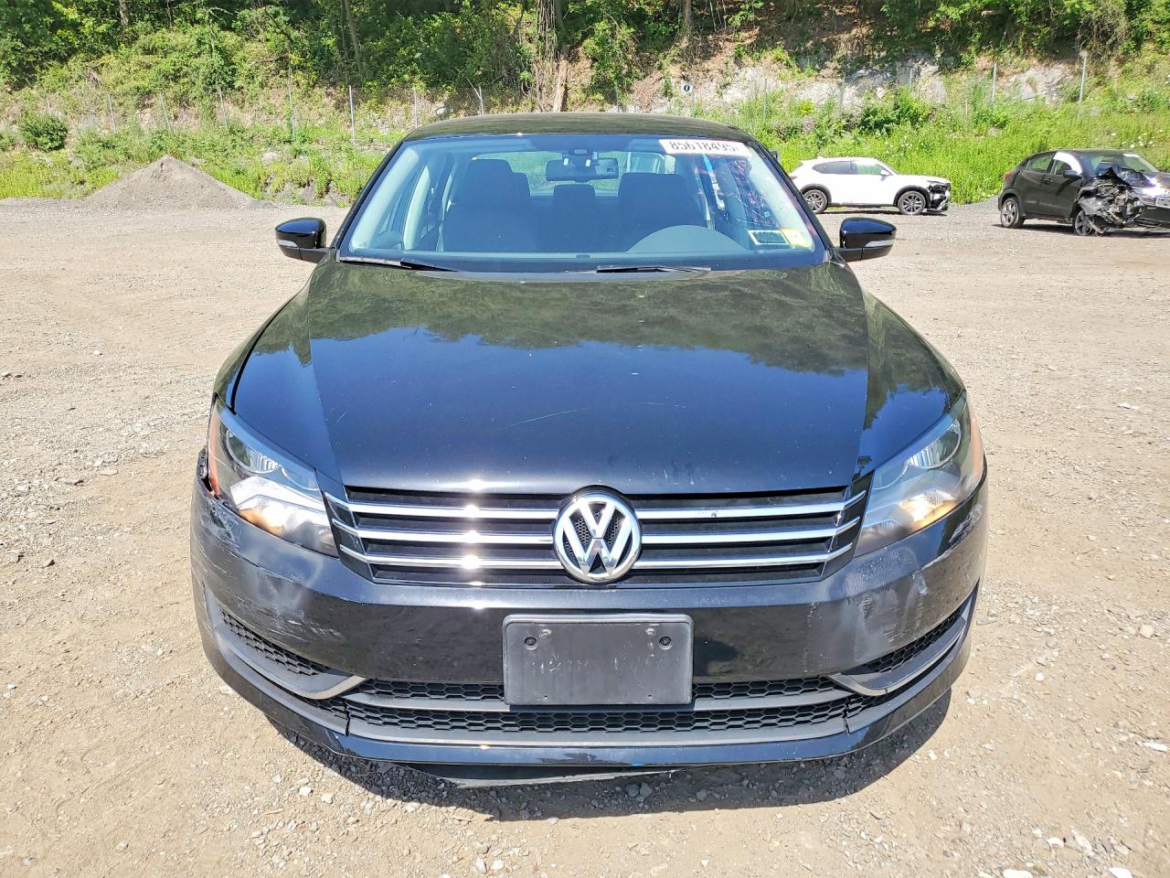 2013 Volkswagen Passat Se Black vin: 1VWBP7A33DC111133
