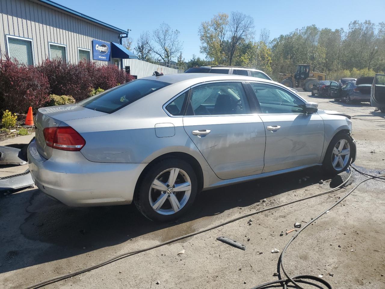 2013 Volkswagen Passat Se Silver vin: 1VWBP7A33DC120737