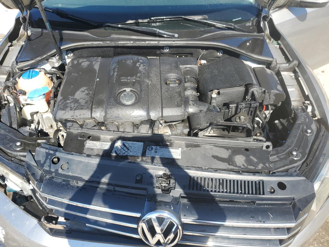 2013 Volkswagen Passat Se Silver vin: 1VWBP7A33DC120737