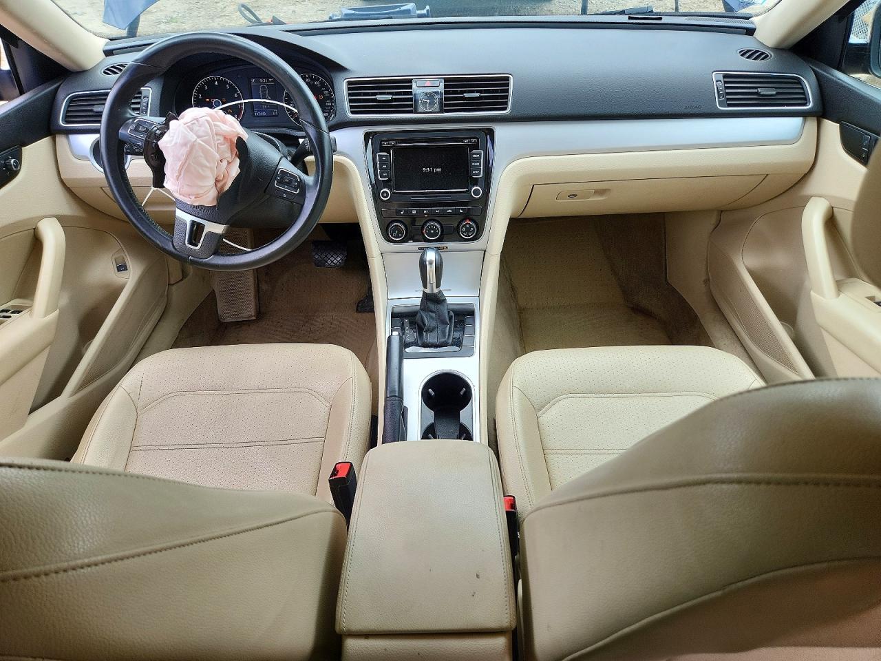 2013 Volkswagen Passat Se Синий vin: 1VWBP7A33DC127848