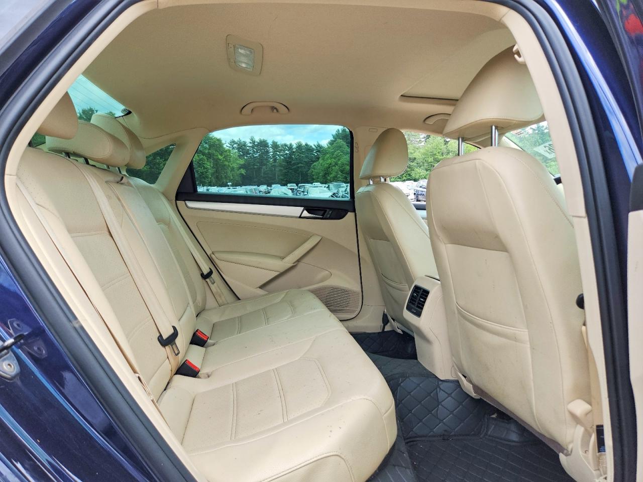 2013 Volkswagen Passat Se Синий vin: 1VWBP7A33DC127848